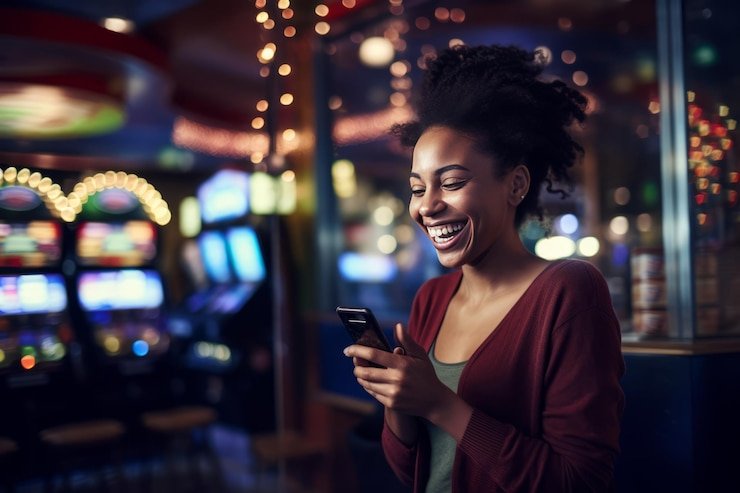 Mobile phone showing QRIS payment option during Quick Login flow